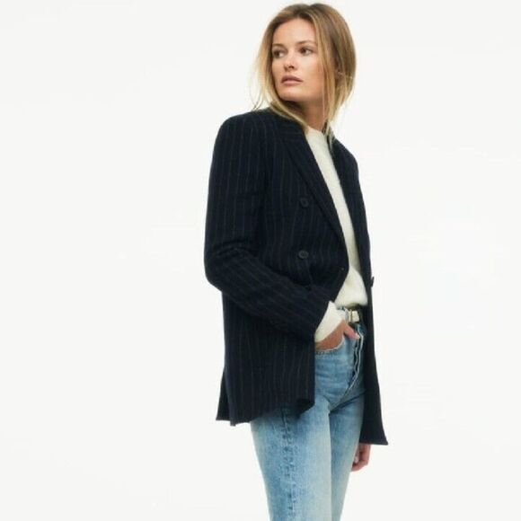 NWT Zara Into the Classics Limited Edition Wool Blend Double Breasted Blazer - Picture 2 of 11